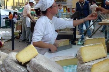 Fiera della Toma - Bancarelle