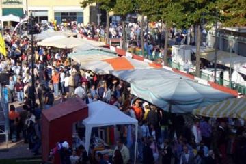 Scorcio della fiera - Piazza Martiri